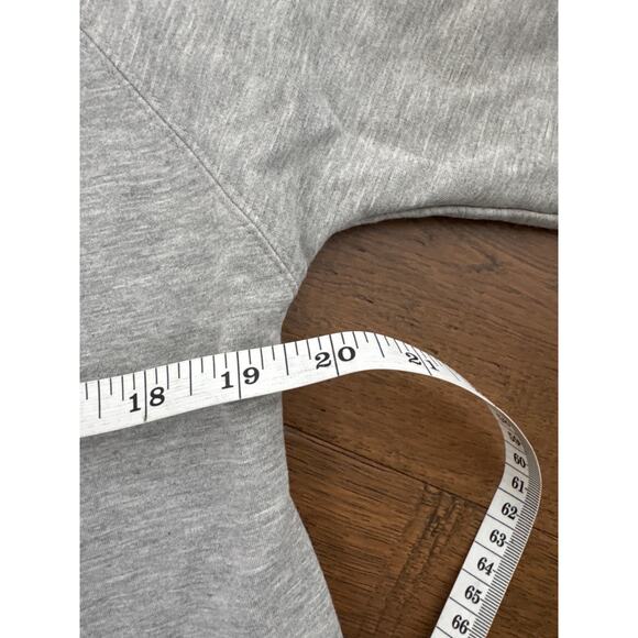 Club Monaco Mock Neck Snap-Back Button Shirt Heather Gray Women's Size Medium - Picture 8 of 9